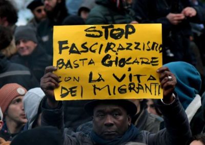 Tusindvis af italienere sagde ‘no grazie’ til racisme efter skud mod migranter